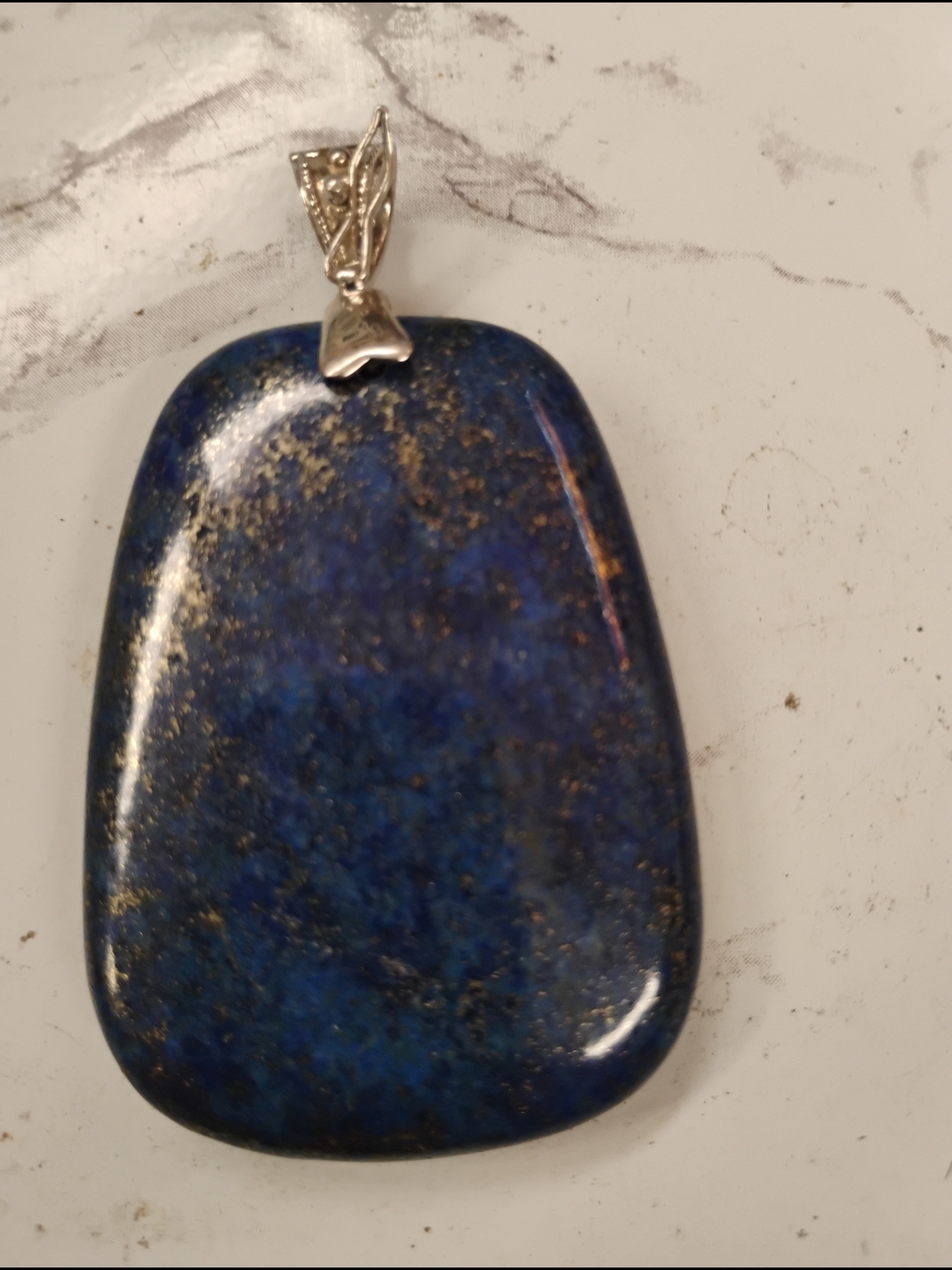 Lapis Lazuli Blue Stone Pendant  Unbranded